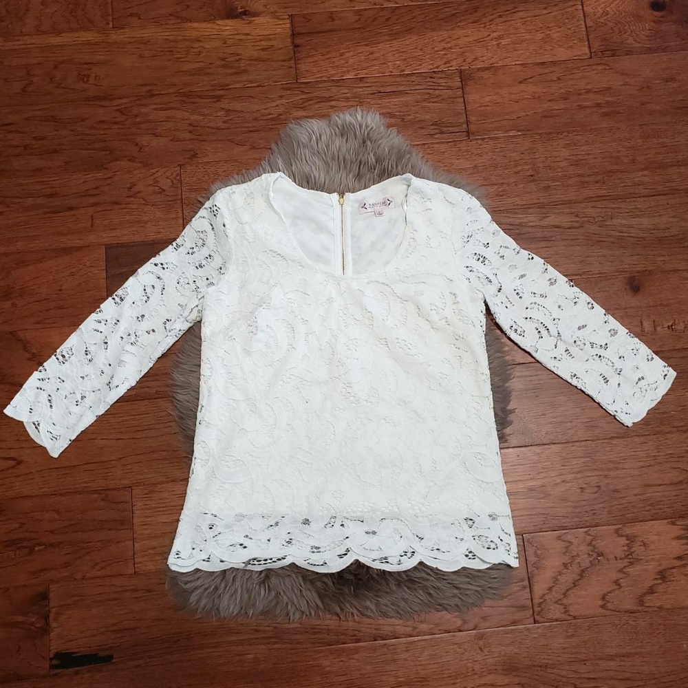 Nanette Lepore Lace Blouse